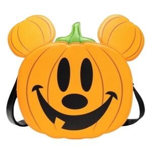 Loungefly Mickey Mouse Jack-o-Lantern Crossbody Bag Purse